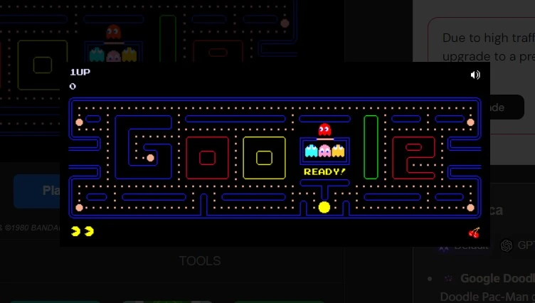 How to do 2 player Google Pac-Man