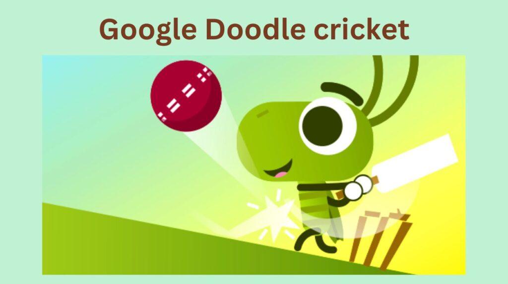 Play google doodle cricket game